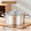 Diruien Stainless Steel Individual Hot Pot for Induction Cooker