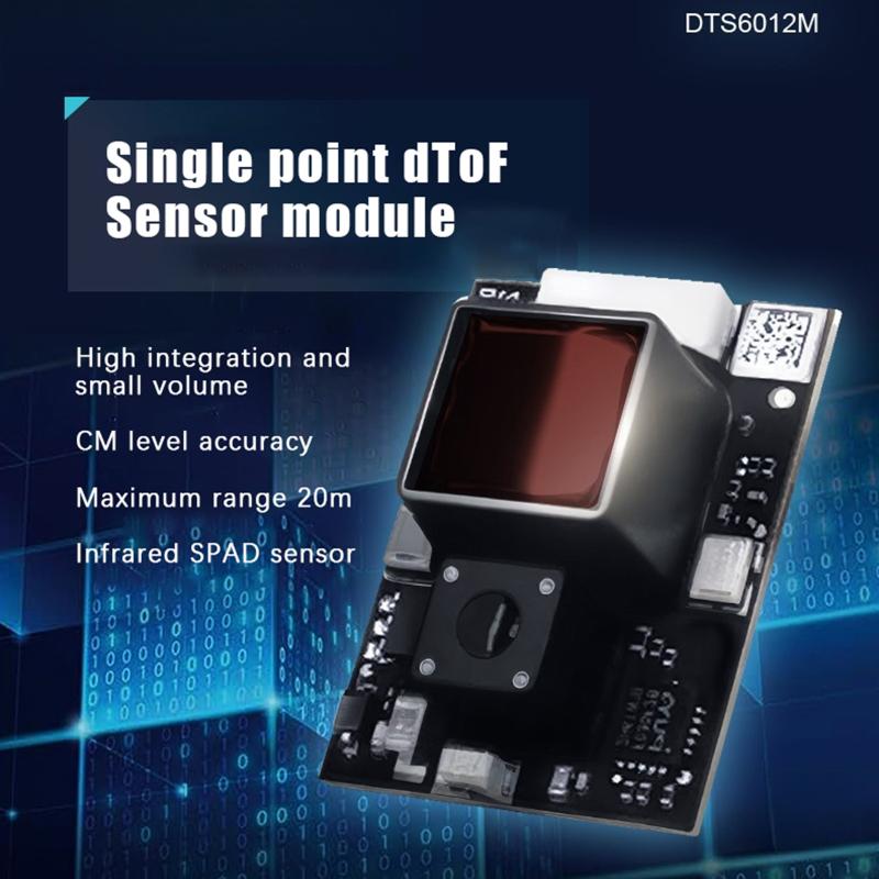 20m Single-Point dToF Laser Distance Sensor Module, Infrared LiDAR Ranging Sensor for Industrial Applications