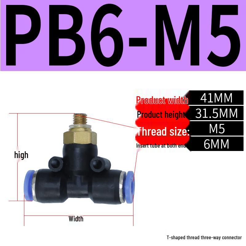 T-Type Threaded Quick Connector