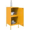 Sideboards 2 pcs Mustard Yellow 36 x 39 x 79 cm Steel