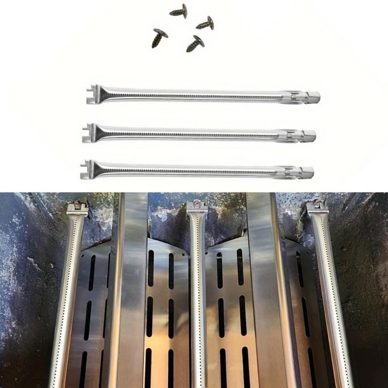 Easy Installation Burners Tube Set Suitable for Optimal Grill Efficiency Featuring Corrosion Resistance and Simple Setup