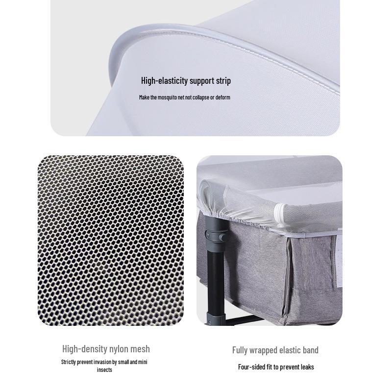 Universal Foldable Baby Crib Mosquito Net - No Installation, Anti-fall, Full Coverage