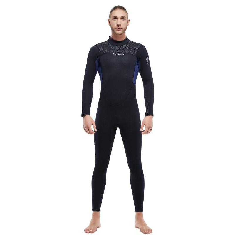 

Warm Diving Suit Men 3MM Long-sleeved One-piece Women Cold-proof Snorkeling Jellyfish Surfing L