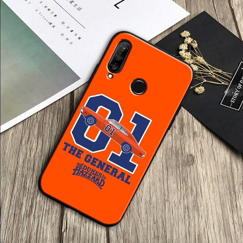 The General Lee Dukes Of Hazzard For Huawei Nova Y70 Y91 Y61 Y72 Y73 Y90 Y60 3i 7i 8i 11 12i 9 10 SE P20 P30 Pro P40 Lite Case