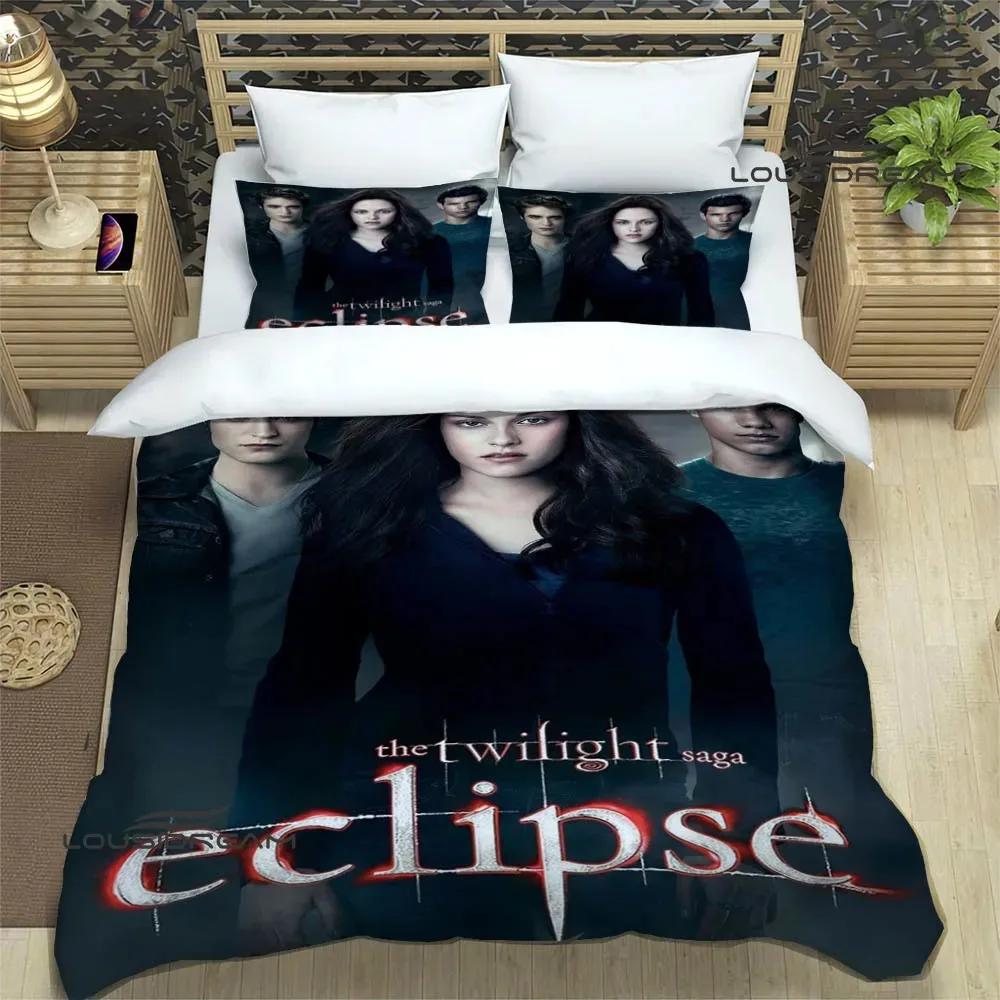The Twilight Saga Printed Bedding Sets Exquisite Bed Supplies Set Duvet Cover Bed Comforter Set Bedding Set Luxury Birthday Gift