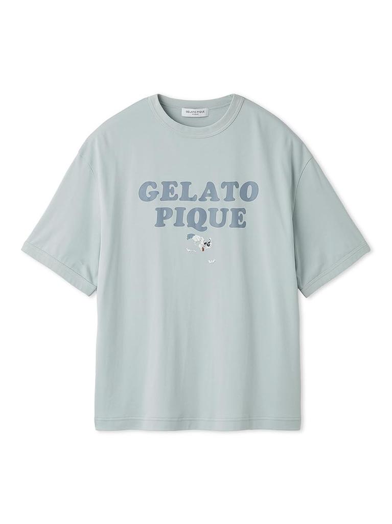 Gelato Pique KOUSUKE Shimizu HOMME PHCT251940 Blue Medium One-Point T-Shirt Men's