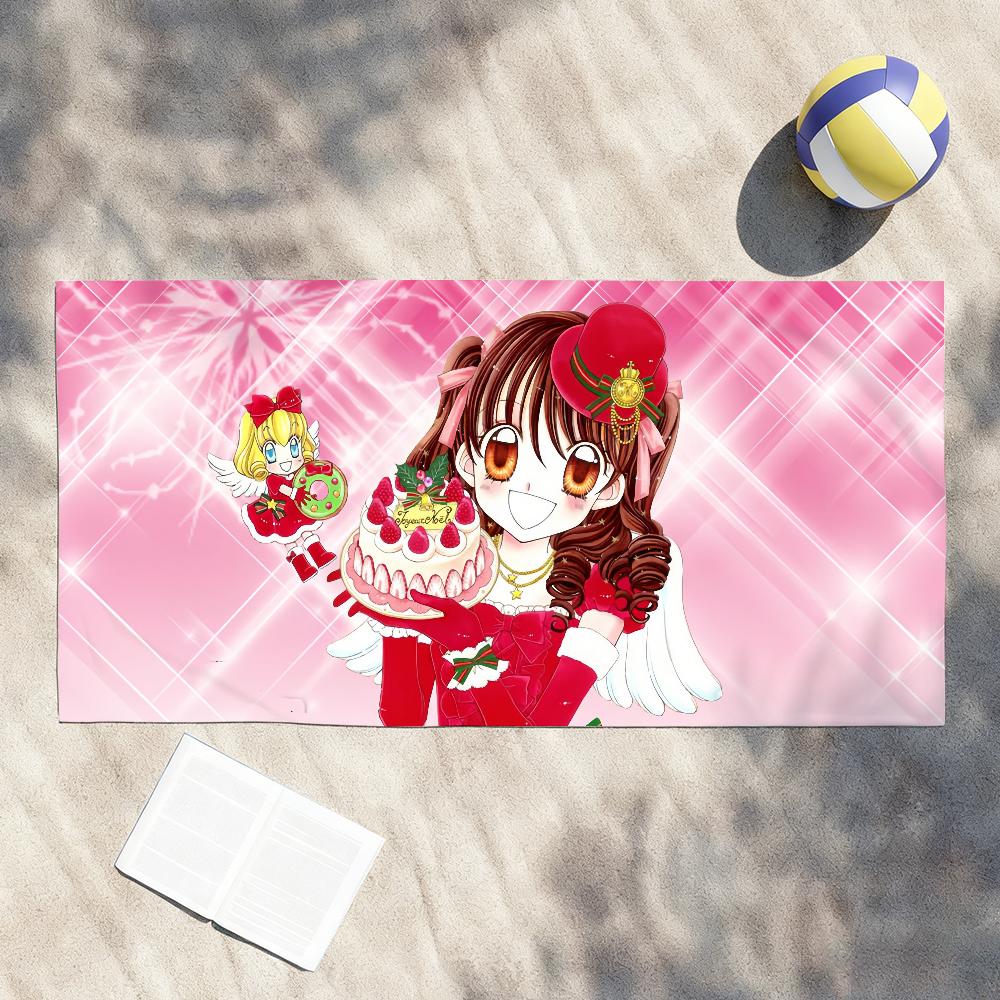 Classic Anime Y-Yumeiro Patissiere Girl Towel Shower Sauna Travel Spa Quick Dry Gym Accessories Soft Large Beach Towels