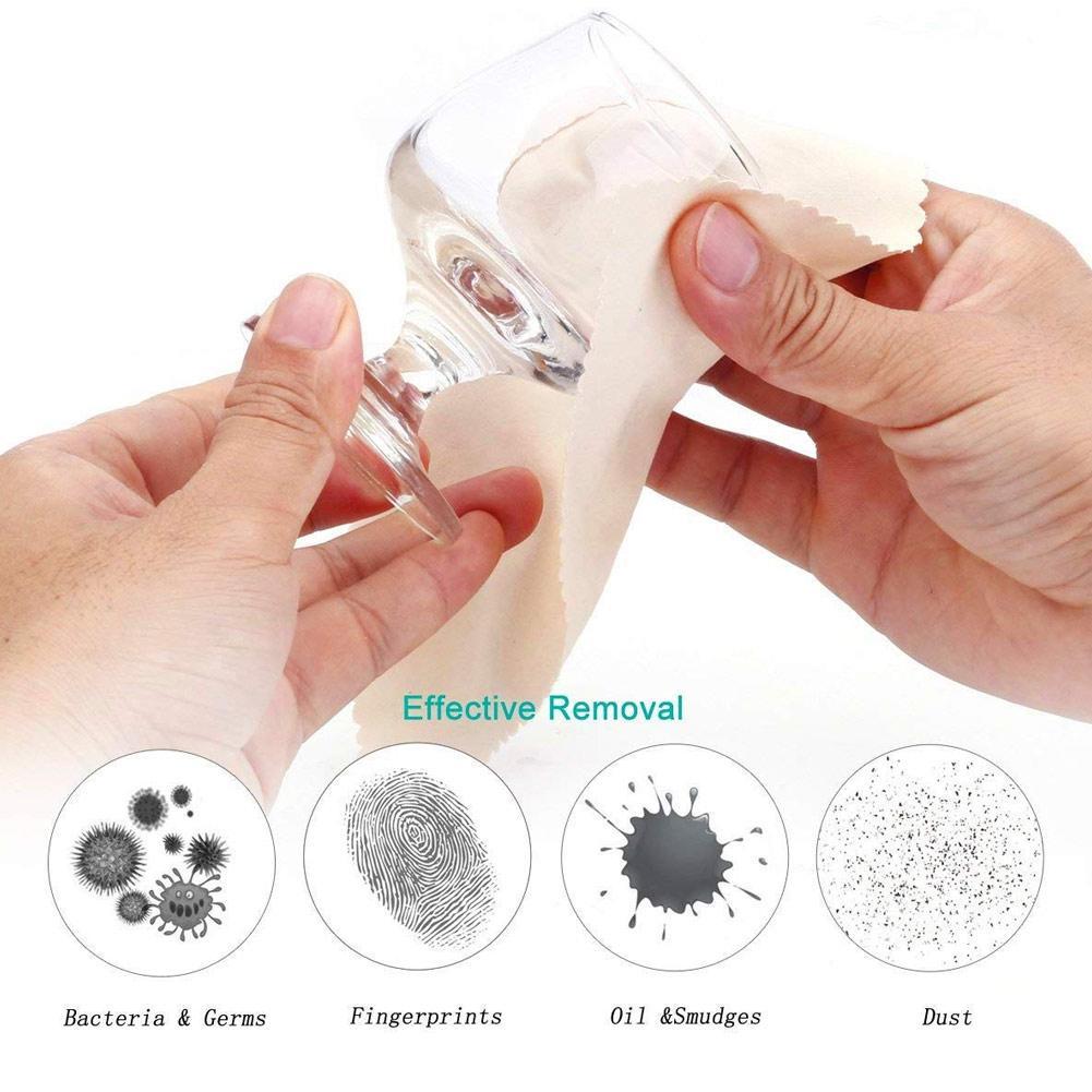 20pcs Glasses Lens Clothes Computer Mobile Phone Screen Cleaning Microfiber Cloth Wipe Eyeglasses Cleaner Eyewear Accessories