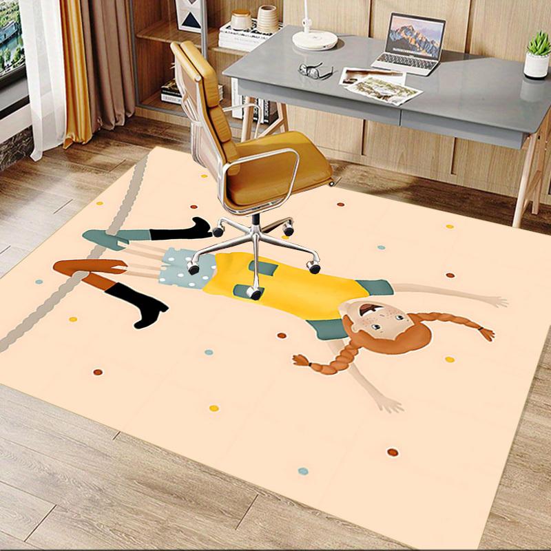 1PC Girl Rope Extra Large Non Slip Floor Carpet, Office, Family, Bedroom, Studio Large Area Rug Indoor Rugs