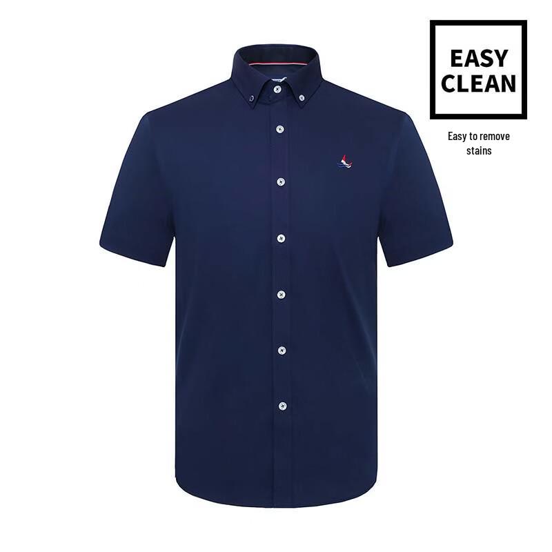 

Navigare Men s Cooling Ice Silk Short Sleeve Casual Shirt 2XL/42