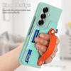 Samsung Z Fold7 Cross-Border Wristband Card Holder Case - Skin-Feel PC Shell with Integrated Film for Z Fold6