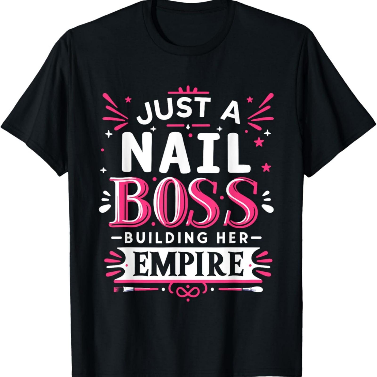 Просто Ногтевой Босс Строит Свою Империю Мастер Маникюра Футболка XXXXXL разноцветный