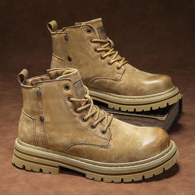 Nowe buty motocyklowe i do kostki Wodoodporne buty Męskie skórzane buty Męskie buty casualowe Bota Masculina Męskie buty z wysoką cholewką