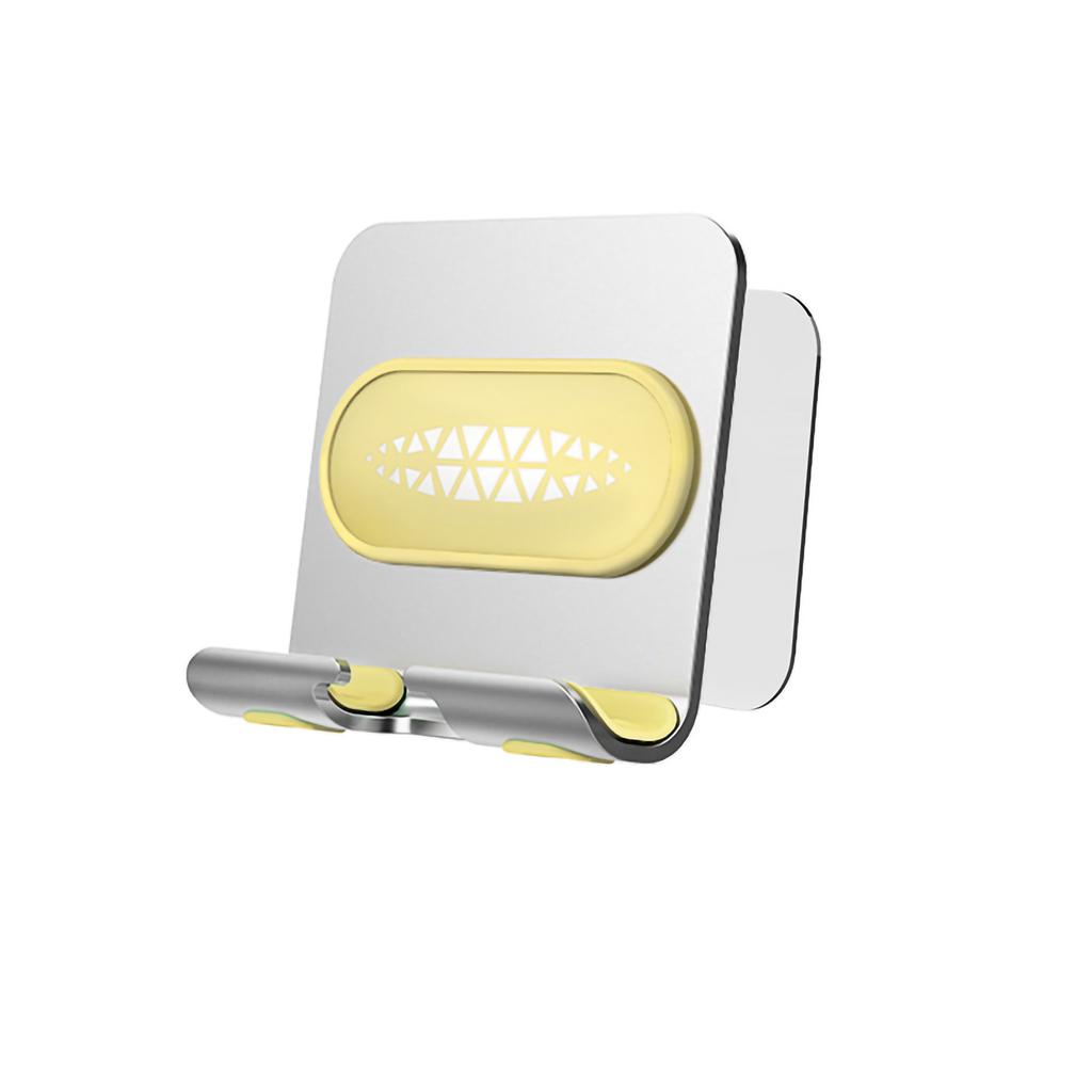 Metal Wall Phone Holders Adjustable Punch Free Bathroom Phone Holder for Mobile Phones Tablets and Small Objects B10