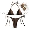 2026 European & American Women's Sexy Strappy Backless Triangle Bikini