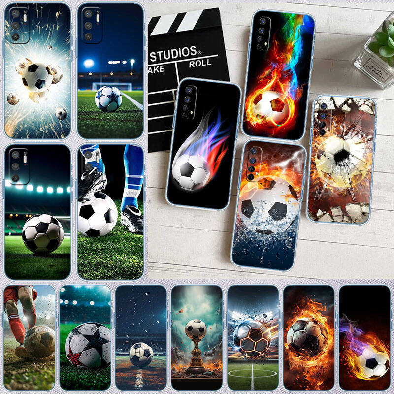 MH59 Football Soccer Case for Motorola E7 G6 G7 G8 G9 Plus Power Play G10 G20 G04 E30 E40 E22 E20 E13 E15 G22 G23 G05 G75 G35 G55