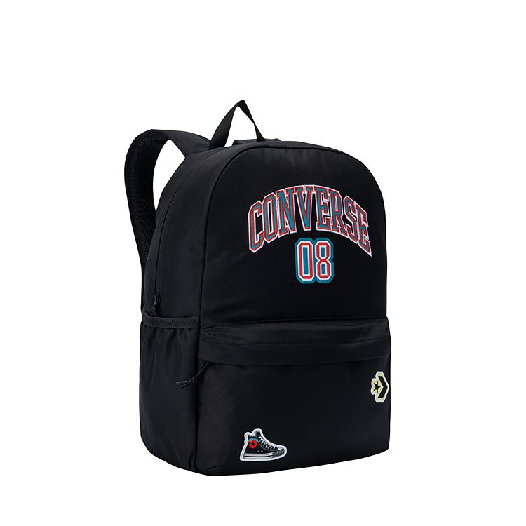 New Converse Polyester Backpack Medium Size Jet Black CV2513028PS-002