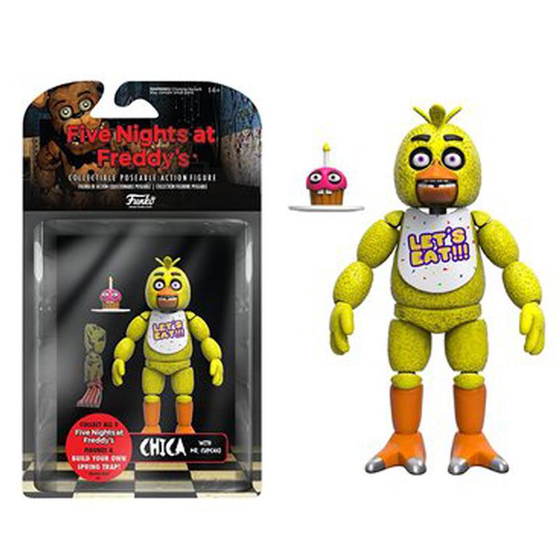 Fnaf Funko Five Nights At Freddys Action Figure Articulated Golden Freddy Parts Foxy