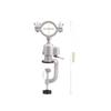 Multifunctional Aluminum Vise & Drill Bracket: Rotating Bench Vise, Mini Hand Drill, Electric Grinder Holder