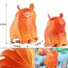 Dumbbell Octopus Fishing Figure Keychain Strap Good Luck for Big Catch Keyring in length - Aquarium-themed, Realistic, PVC, Cute, - 4.5cm