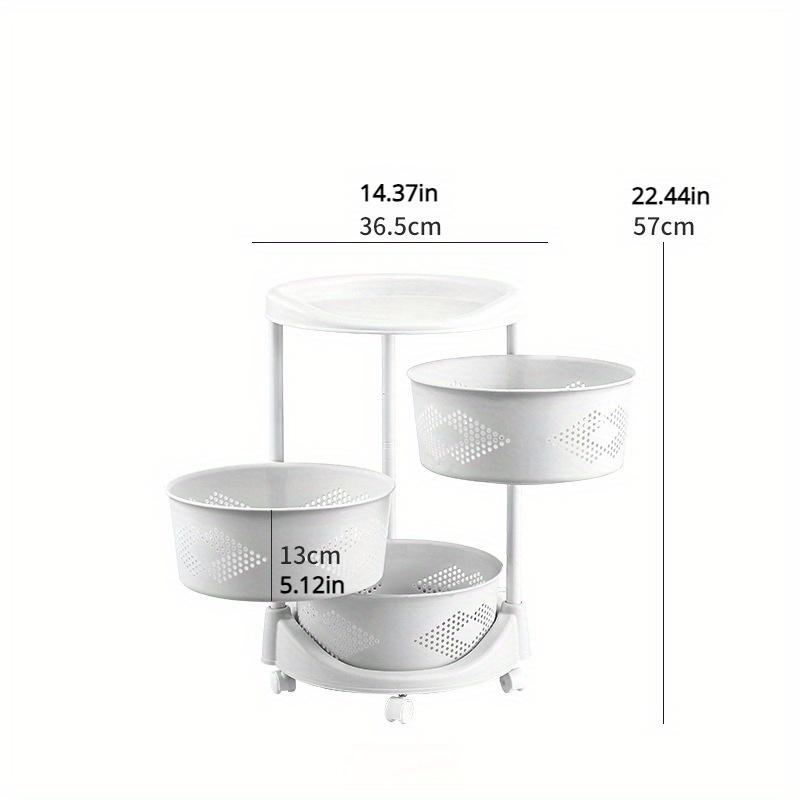 Многоцелевой пластиковый органайзер для хранения на колесиках - Напольная стойка для дома для одежды игрушек и использования в общежитии 12270₽