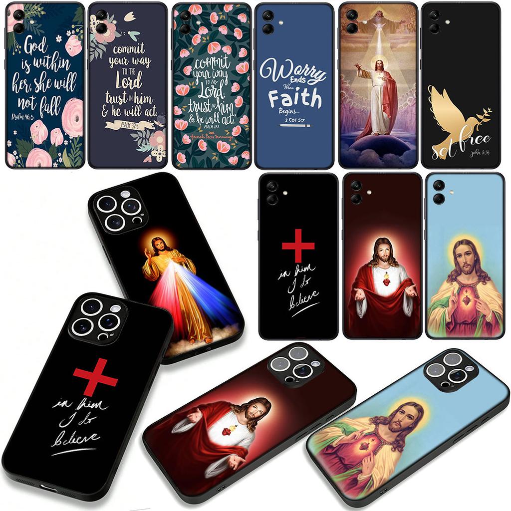 Bible Verse Christian God Jesus Faith Phone Case for Xiaomi Poco X7 X6 X5 F7 F6 F8 Ultra F5 M6 M7 M8 Pro C85 C75 C65 C71 C61