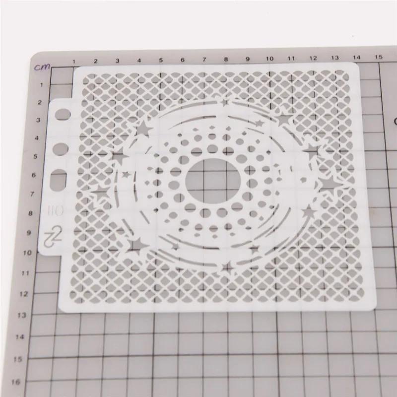 Květinová dutá šablona na dort Kávová stříkací šablona Růžové cukrové síto Pečicí forma pro svatební dort Šablona okrajových dekorací