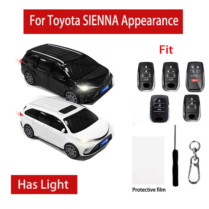 Creative Key Case For Toyota Sienna Rav4 Venza Mirai Hybrid Vehicles Alphard Previa Voxy 4 5 6 Button Remote Car Key Cover Fob
