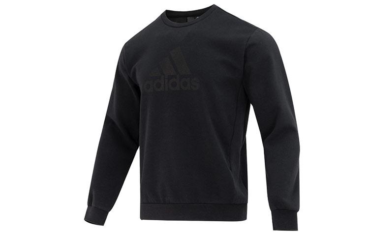 

Adidas Sweatshirts Men s Black Crew Neck Moderate Regular HY5828 XXL