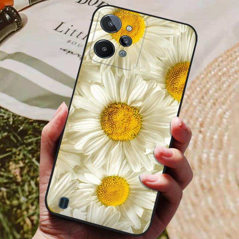 For Realme C31 4G Case C 31 Shockproof Silicone TPU Soft Back Cover For OPPO Realme C31 Phone Case Marble Coque RealmeC31 Fundas