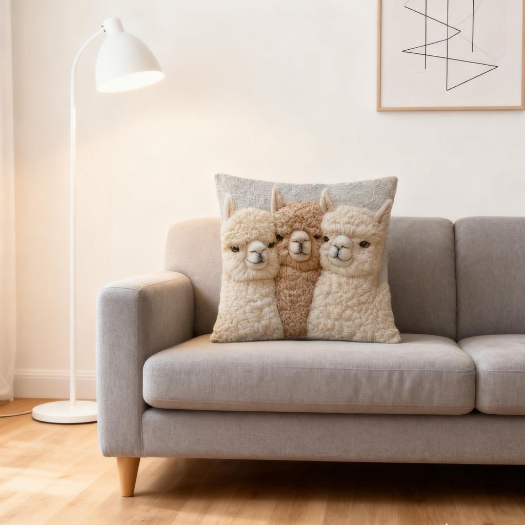 Animal Series Polyester Throw Pillow Cover For Living Room Decor