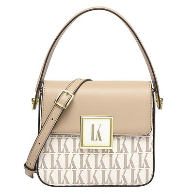 Bolsa quadrada pequena de couro legítimo, textura de alta qualidade, bolsa feminina de nicho, nova bolsa versátil de verão com um ombro e axila