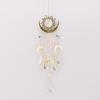 Flame Moon Brass Pendant Crystal Wind Chime Sun Catcher Ornament for Home and Garden