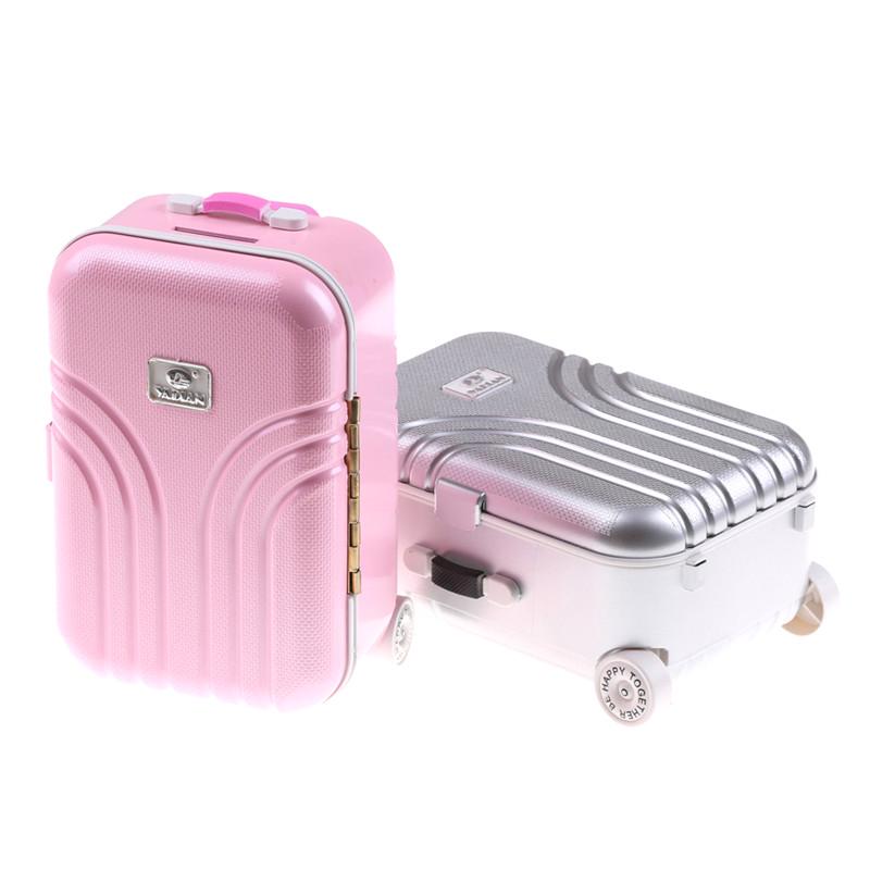 Set de Viaje Maleta Maleta Para Muñeca Americana de 18 Pulgadas Regalo(Solo Maleta)