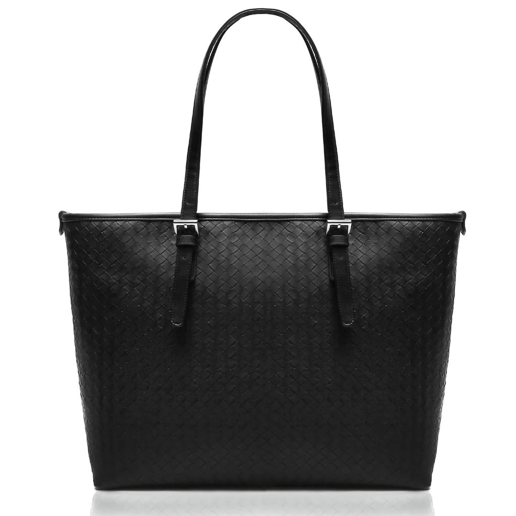 UluWatu Tiger PREMIUM Simple Tote Bag Business Tote Bag Black Braided A4 Large Capacity Intrecciato Latest Model [UluWatu Tiger] Men's/Women's
