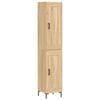Maison Exclusive - Buffet haut Chêne sonoma 34,5x34x180 cm Bois d'ingénierie
