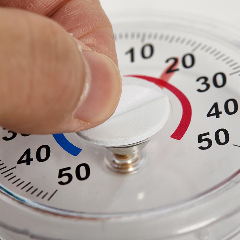 Round Plastic Door And Window Thermometer Pointer Type Cold And Heat Watch