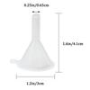30 Pcs Small Mini Clear Plastic Funnels for Lab Bottles, Essential Oils, Perfumes, Spices, Sand Art, Powder