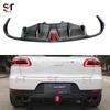 Porsche Macan Carbon Fiber Rear Lip Diffuser with Navigation Lights