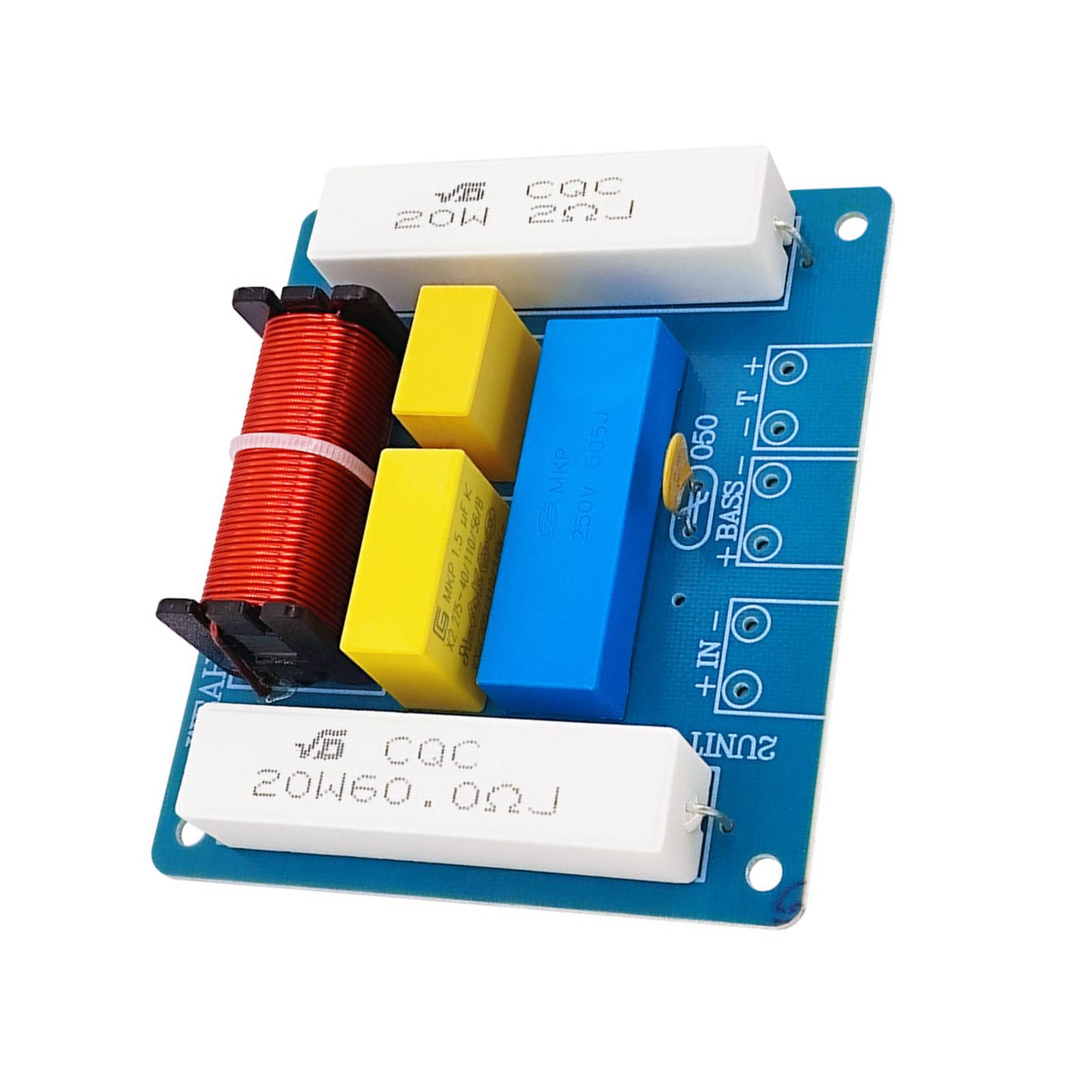 

Portable 400W Speaker Crossover WEAH-245 Feature Heat Resistant Inductors Ceramic Resistors For Studio Sound Systems 1