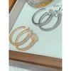 Super Flash Rocking Elegant Full Diamond Ear Clip Painless Exquisite No Pierced Fancy Fashion Fashion Earrings Jewelry Female