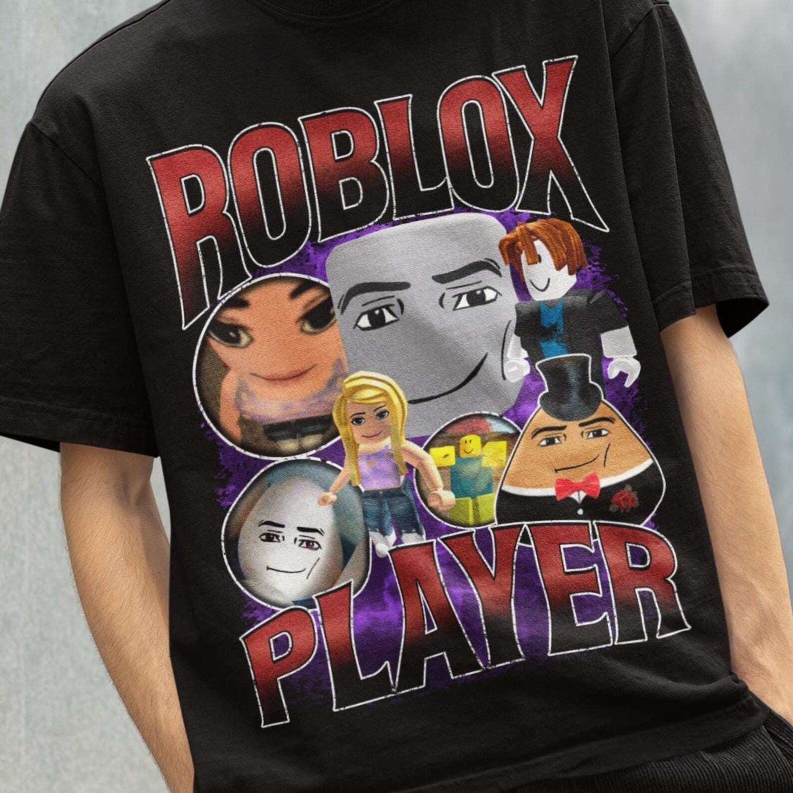 Roblox Player Vintage Retro Unisex T-Shirt | Roblox Player Fan Gift | Roblox Player Shirt | Roblox Shirt | Roblox Meme | Roblox Meme Tee 3XL