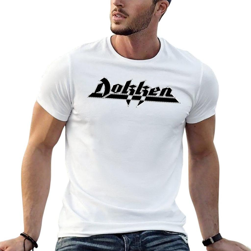 Camiseta Clssica Dokken Camiseta Masculina De Luxo Camiseta Grfica De Algodo Camiseta Masculina