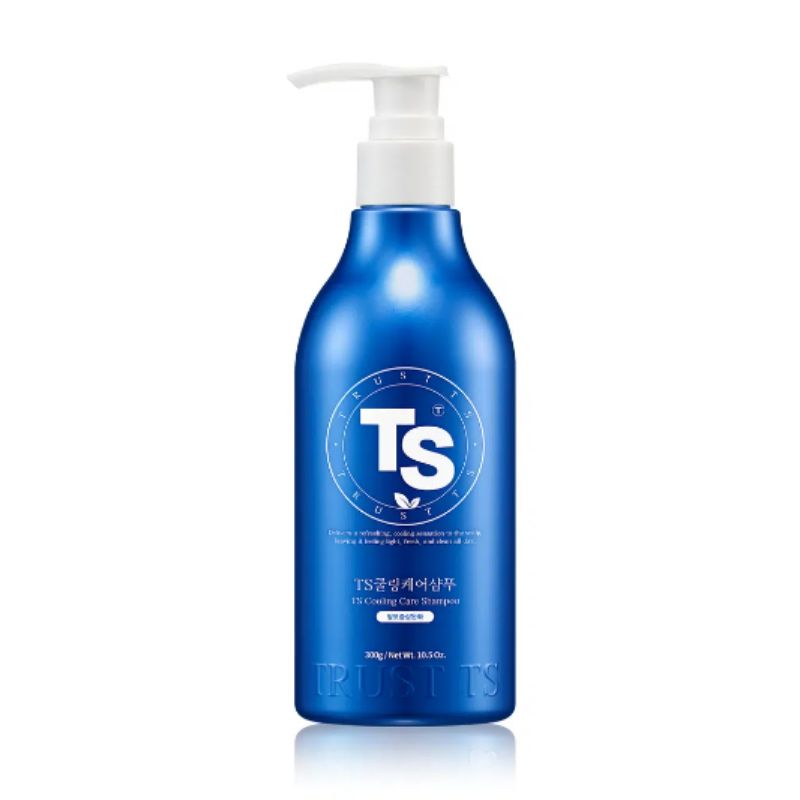 TS Cooling Care Shampoo 300g Refreshing Scalp Cooling Shampoo K-Beauty Hair Care for Oily Scalp