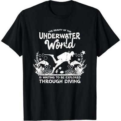 Underwater World Is Waiting To Be Explored Through Diving T-Shirt(1)
