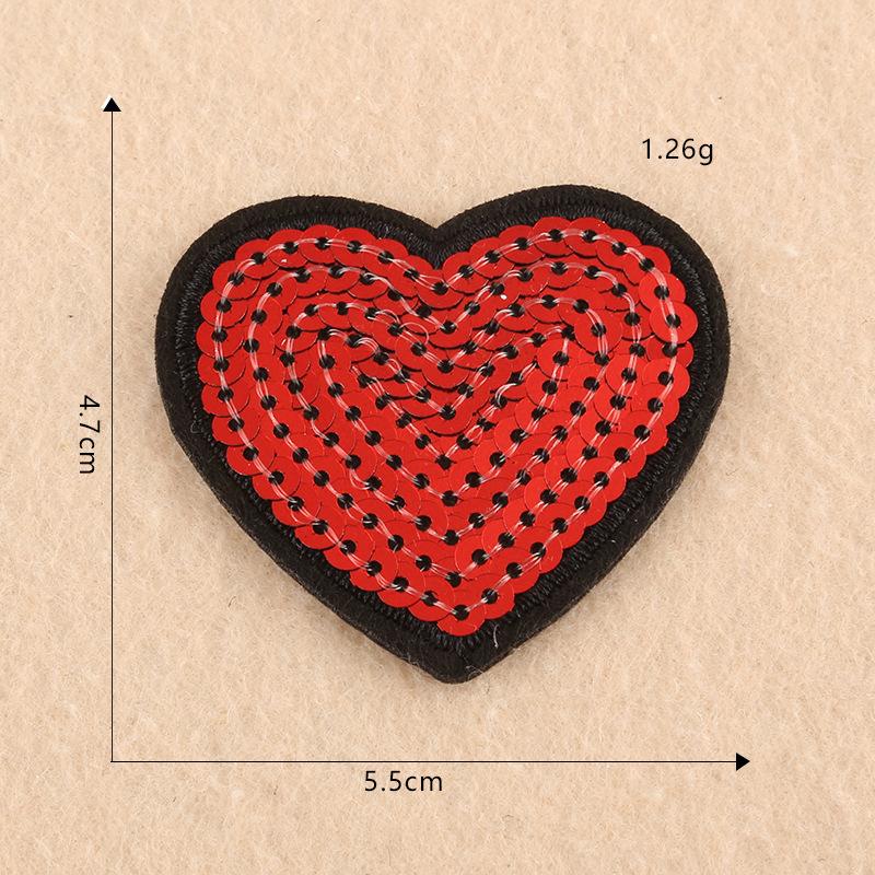 

Duoku Pet Bead Embroidery Flower Label English Letter Love Sequin Cloth Label Clothing Accessories Patch Sticker Embroidery Cloth Sticker 27 * As shown