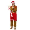 Halloween Kostüm Pyjama Einteiler Erwachsene Lebkuchen Cosplay Weihnachten Verkleiden Cosplay