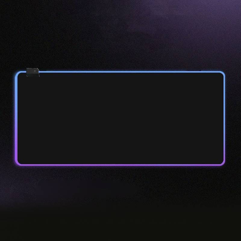 Gaming Rgb Mouse Pad With Led Lighting Non Slip Rubber Desk Mat Large Size For Esports And Office