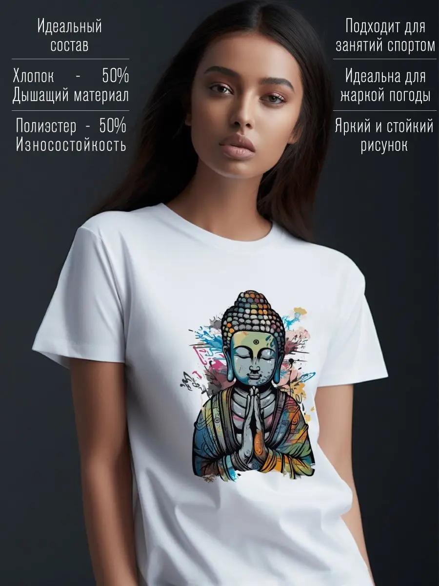 Black anime print T-shirt M
