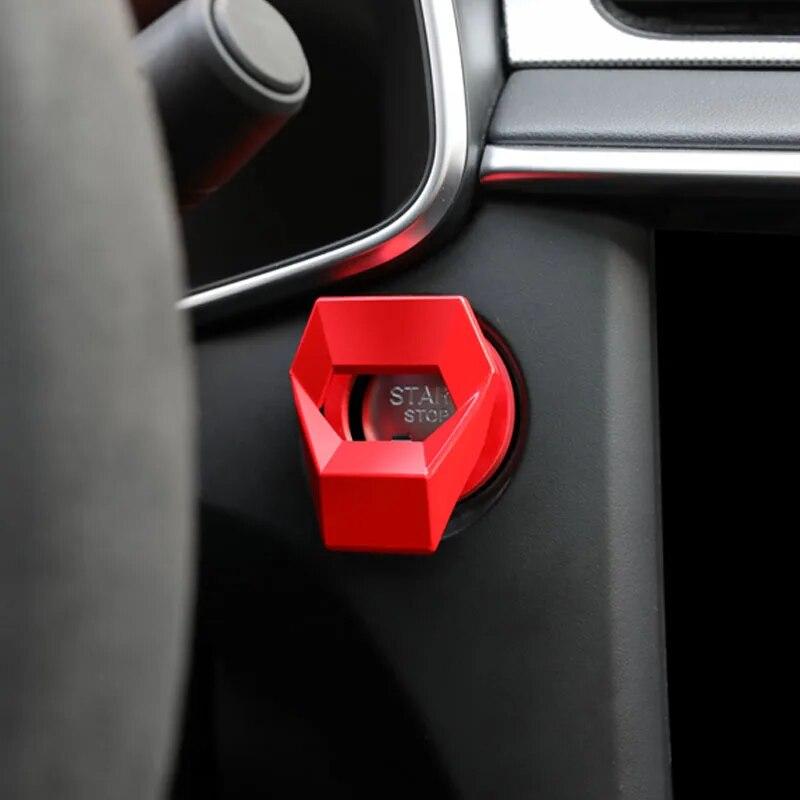 Auto aprindere motor pornire oprire buton inel cerc acoperire autocolant accesorii pentru BMW E90 F10 F30 F20 E39 E92 E46 X5 E70 X3 E83